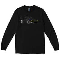 Black spooky halloween jdm s14 silvia 240sx black cat illustrated t shirt Long Sleeve Tee - trangStudio