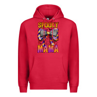 Cardinal Spooky Mama Premium Hoodie - CowhideDigitalArt