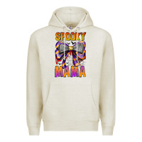 Oatmeal Heather Spooky Mama Premium Hoodie - CowhideDigitalArt