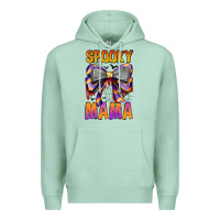 Seafoam Spooky Mama Premium Hoodie - CowhideDigitalArt
