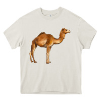 Cream camel Heavy Core Tee - BarkalooDesign