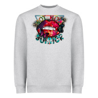 Heather Grey hot mom summer Heavyweight Sweatshirt - CowhideDigitalArt