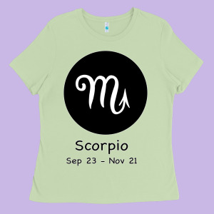 Scorpio Horoscope Ladies Tee Designed By Bettercallsaul