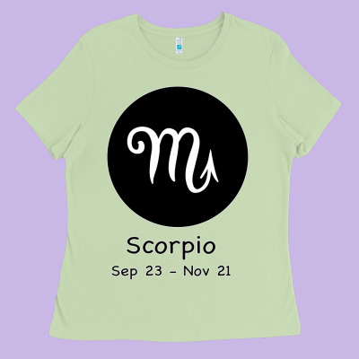 Scorpio Horoscope Ladies Tee Designed By Bettercallsaul