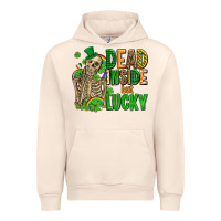 Sandshell dead inside but lucky  with skeleton Urban Hoodie - AdoDesignShop