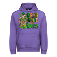 Tulip dead inside but lucky  with skeleton Urban Hoodie - AdoDesignShop