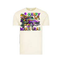 Vintage Arctic happy mardi gras truck Vintage Tee - CowGirlArtShop