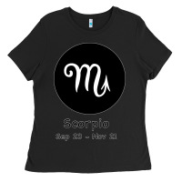 Black Scorpio Horoscope Ladies Tee - Bettercallsaul