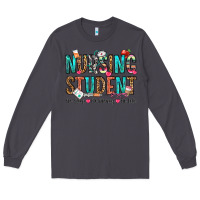 Smoke nursing student no sleep no money no life Long Sleeve Tee - OliviaCreatesArt