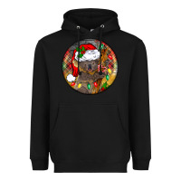 Black Christmas koala Heavyweight Hoodie - BarkalooDesign
