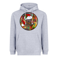 Heather Grey Christmas koala Heavyweight Hoodie - BarkalooDesign