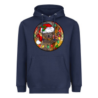 Navy Christmas koala Heavyweight Hoodie - BarkalooDesign