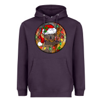 Plum Christmas koala Heavyweight Hoodie - BarkalooDesign