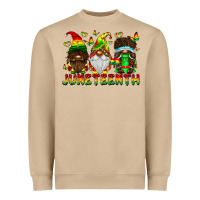Mushroom June Teenth Gnomes Heavyweight Sweatshirt - CowhideDigitalArt