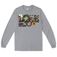 Heather Grey christmas love nurselife Long Sleeve Tee - RanaPortraitStore