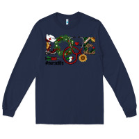 Navy christmas love nurselife Long Sleeve Tee - RanaPortraitStore
