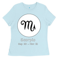 Baby Blue Scorpio Horoscope Ladies Tee - Bettercallsaul