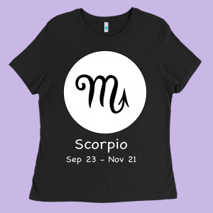 Scorpio Horoscope Ladies Tee Designed By Bettercallsaul