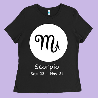 Scorpio Horoscope Ladies Tee Designed By Bettercallsaul