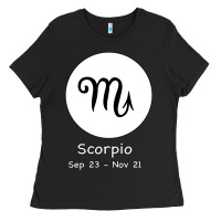 Black Scorpio Horoscope Ladies Tee - Bettercallsaul