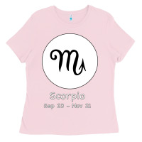 Bubblegum Pink Scorpio Horoscope Ladies Tee - Bettercallsaul