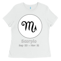 White Scorpio Horoscope Ladies Tee - Bettercallsaul