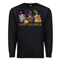 Black happy halloween  gnomies Premium Sweatshirt - BarkalooDesign