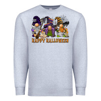 Heather Grey happy halloween  gnomies Premium Sweatshirt - BarkalooDesign