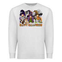 Oatmeal Heather happy halloween  gnomies Premium Sweatshirt - BarkalooDesign