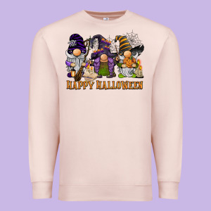 Happy Halloween  Gnomies Premium Sweatshirt Designed By Barkaloodesign