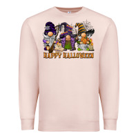 Pale Pink happy halloween  gnomies Premium Sweatshirt - BarkalooDesign