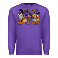 Purple happy halloween  gnomies Premium Sweatshirt - BarkalooDesign