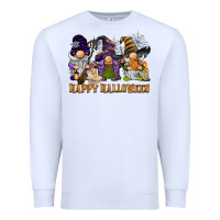 White happy halloween  gnomies Premium Sweatshirt - BarkalooDesign