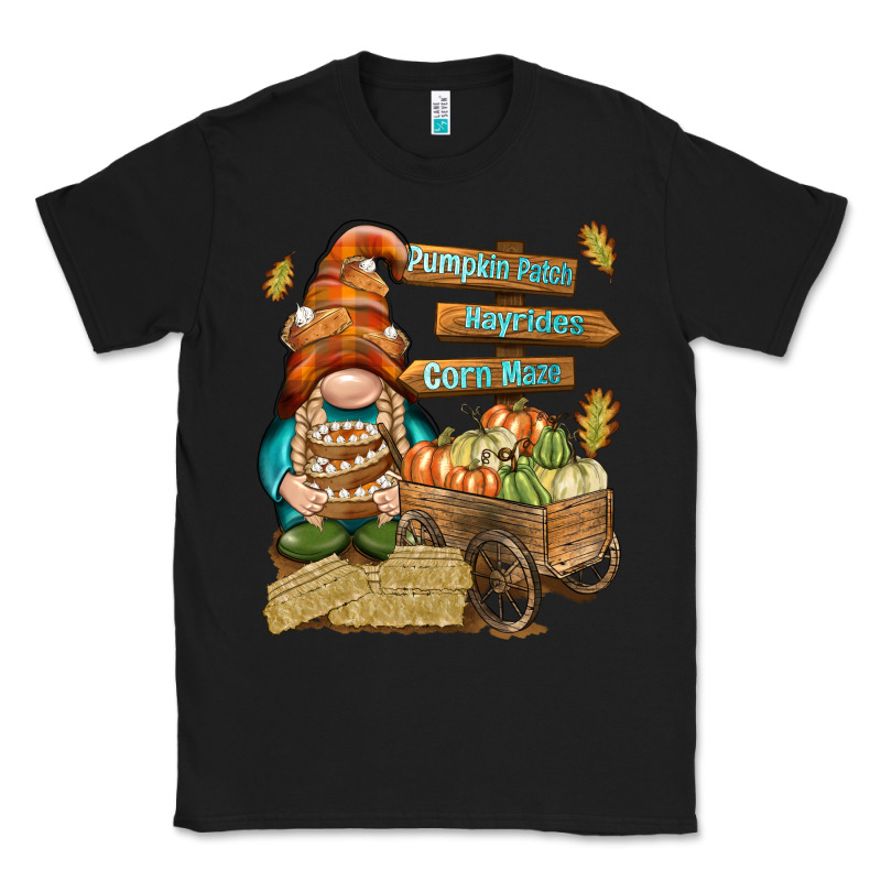 Pumpkin Patch Hayrides And Corn Maze Classic Tee by NancyCooperArtShop | Teevron