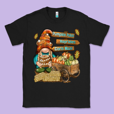 Pumpkin Patch Hayrides And Corn Maze Classic Tee Designed By Nancycooperartshop