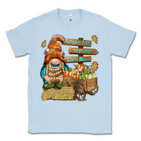Dusty Blue Pumpkin patch hayrides and corn maze Classic Tee - NancyCooperArtShop