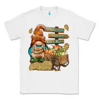 White Pumpkin patch hayrides and corn maze Classic Tee - NancyCooperArtShop