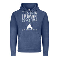 Vintage Denim moth easy halloween human costume insect owlet diy gift t shirt Vintage Hoodie - trangStudio