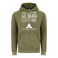 Vintage Olive moth easy halloween human costume insect owlet diy gift t shirt Vintage Hoodie - trangStudio
