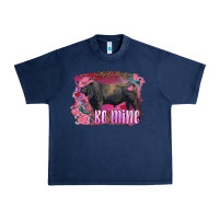 Navy be mine black angus bull Urban Heavy Tee - RanaPortraitStore