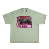 Oil Green be mine black angus bull Urban Heavy Tee - RanaPortraitStore