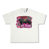 Pistachio be mine black angus bull Urban Heavy Tee - RanaPortraitStore