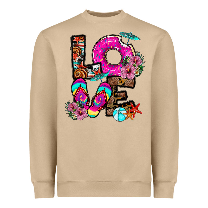 Love Summer Heavyweight Sweatshirt by CowhideDigitalArt | Teevron