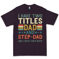 Plum I Have Two Tıtles Dad And Step Dad And I Rock Them Premium Tee - Bettercallsaul