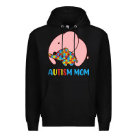 Black autism awareness autism mom Premium Hoodie - CowhideDigitalArt