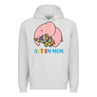 Dove Grey autism awareness autism mom Premium Hoodie - CowhideDigitalArt