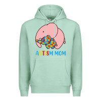 Seafoam autism awareness autism mom Premium Hoodie - CowhideDigitalArt