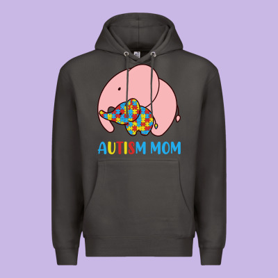 Autism Awareness Autism Mom Premium Hoodie Designed By Cowhidedigitalart