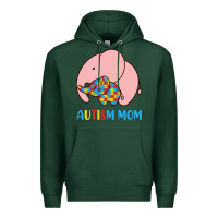 Sports Green autism awareness autism mom Premium Hoodie - CowhideDigitalArt