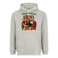 Moon Dust happy holidays gnomes truck Heavyweight Hoodie - BarkalooDesign